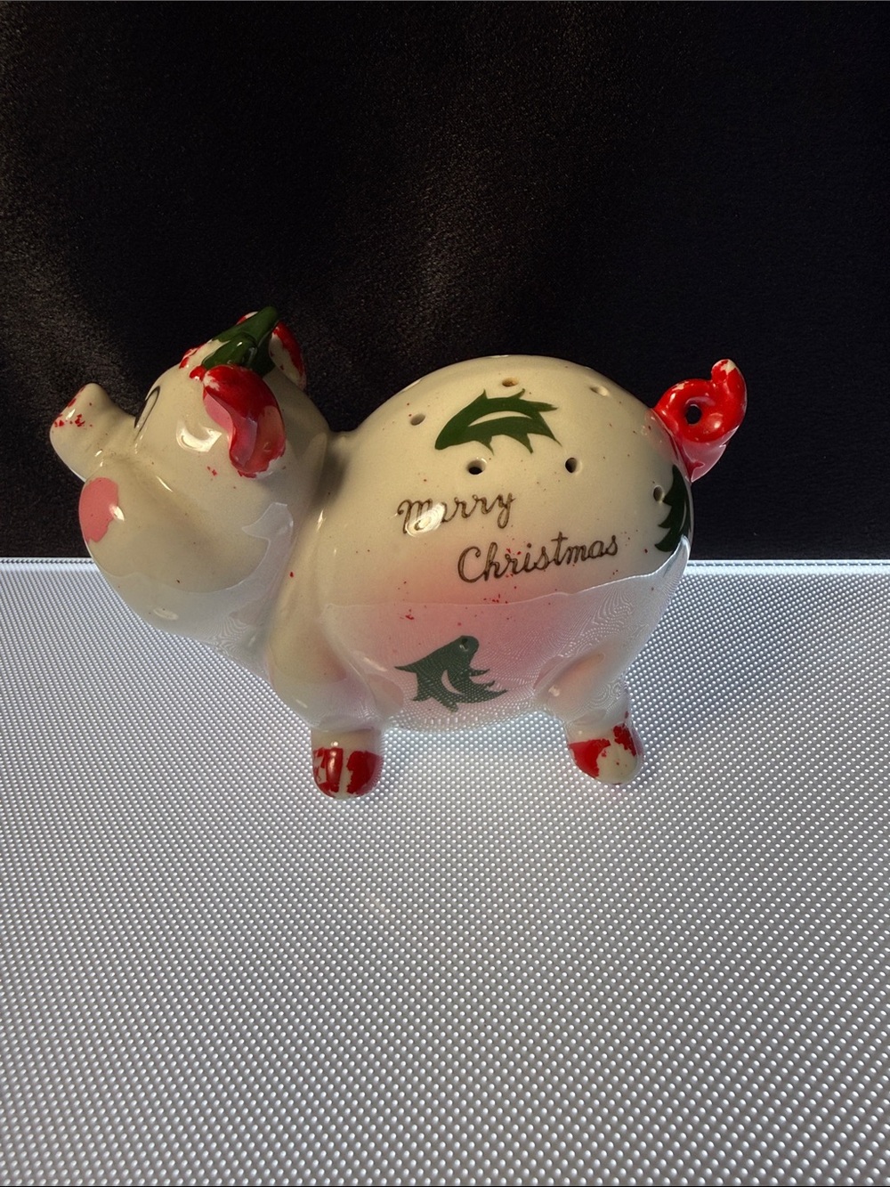 Kreiss Christmas PigToothpick Holder